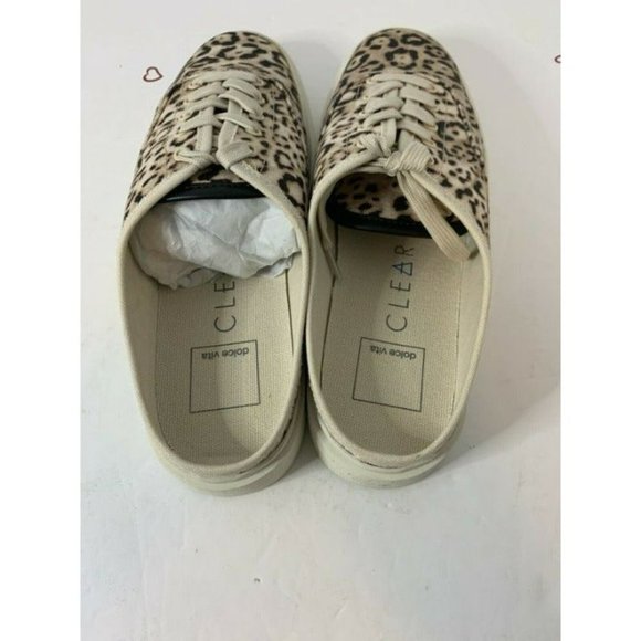 Dolce Vita Vanie x CLEAR platform sneakers womens size 8 Leopard Print - Picture 5 of 8